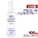 【セール開催中】アルコール ハンドスプレー 携帯用 100ml 日本製 在庫あり アルコール ハンドスプレー 対策 手 指 清潔 保湿 ジェル アルコール ハンドスプレー 水を使わない!速乾・洗浄! フレッシュミント しっとり&さらっとべとつかない ヒアルロン酸Na配合