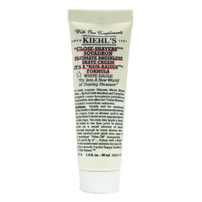 Kiehl's キールズ ブラシレスシェーブクリームホワイト 30ml