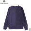 【 22SS 】【 ナイジェル ケーボン 】 アーミー クルー ジャージー ミックス 80440020010 【 NIGEL CABOURN 】 ARMY CREW JERSEY MIX SWEAT スウェット トレーナー 切り替え クレイジー 長袖 クルーネック 刺繍 コットン ワンポイント メンズ レディース 日本製 80430020010