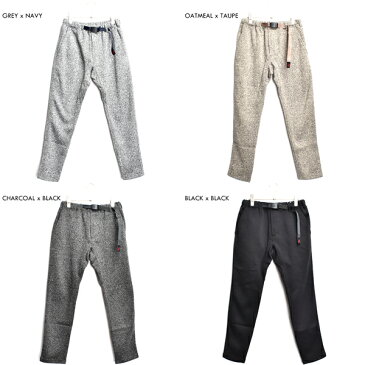 【 SALE / セール 】【 19FW 】【 グラミチ 】 GMP-19F015 ボンディング ニット フリース スリム パンツ 【 gramicci 】 BONDING KNIT FLEECE SLIM PANTS タイト フィット イージーパンツ ウエストゴム レディース メンズ 女性 男性 細身