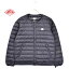 スーパーセール期間週末限定SALE【 DANTON ダントン 】 INNER DOWN JACKET インナー ダウン ジャケット ノーカラー mens ladies unisex メンズ レディース ユニセックス 男性 女性 男女兼用 ブラック jd-8751 38 40 42 44