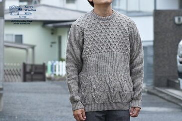 【 SALE / セール 】 【 19FW 】 【 ケリー ウーレン ミルズ 】 クルーネック マルチ kw19-2 【 Kerry woollen mills 】 Crew Neck Multi セーター sweater フィッシャーマン ケリーウーレンミルズ メンズ レディース