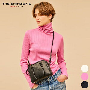 シンゾーン Shinzone ハイネックリブ 19SMSCU05 HIGH NECK RIB カットソー ニット 長袖 タートルネック ロングスリーブ 重ね着 FREE フリーサイズ スーピマコットン プルオーバー レディース LADIES 白 ホワイト 黒 ブラック ピンク [ SZ 2023 SS 春 夏 秋 冬 ]