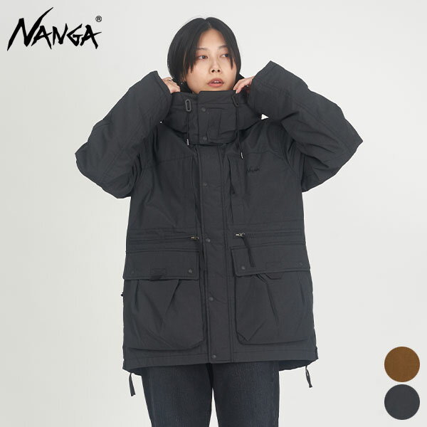 楽天GOOD DEAL【SALE 20％OFF】NANGA ナンガ メンズ タキビ ダウン ジャケット N1TJ TAKIBI DOWN JACKET （MEN） レディース アウター フード 難燃素材 キャンプ アウトドア スタンドカラー チャコール コヨーテ 日本製 M L XL [ 2022 FW 秋冬 ]