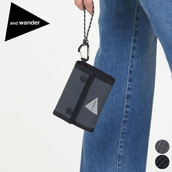 【スーパーSALE 10％OFF】アンドワンダー and wander リフレクティブ リップ ウォレット 5743987216 reflective rip wallet 小物 財布 メンズ レディース ユニセックス カジュアル デイリー ア…