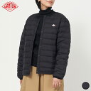 2023FW ダントン DANTON メンズ インナー ダウン クルーネック ジャケット DT-A0025 NNF INNER DOWN CREWNECK JACKET ノーカラー カーディガン アウトドア ナイロンタフタ 軽量 ブラック 黒 M L