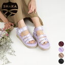 【SALE 30％OFF】 シャカ SHAKA トリッピー プラットフォーム SK-244 TRIPPIE PLATFORM スポーツ サンダル スポサン シューズ レディース カジュアル 厚底 ストラップ ブラック トープ ライラ…