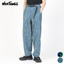 ワイルドシングス 【24SS新作】ワイルドシングス WILDTHINGS プリント ラックス パンツ WT24036AD PRINT LAX PANTS ボトム イージー パンツ メンズ レディース カジュアル アウトドア 総柄 ストレッチ性 軽量 キーリングループ S [ 2024 SS 春 夏 ]