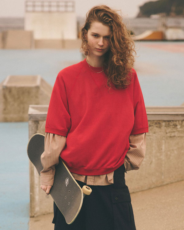 Plain - 【26SS 新色入荷】シンゾーン SHINZONE シアー ハーフ スリーブ スウェット シャツ SHEER HALF SLEEVES SWEATSHIRT レディース トップス 半袖 透け感 シャリ感 シンプル 無地 25MMSCU08 [ 2026 SS 春 夏 ] [S★]