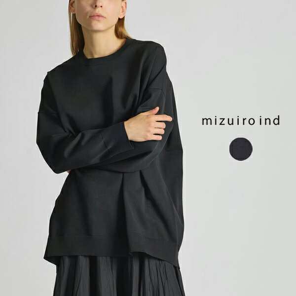 楽天市場】mizuiro-ind ミズイロインド クルーネックワイドプル