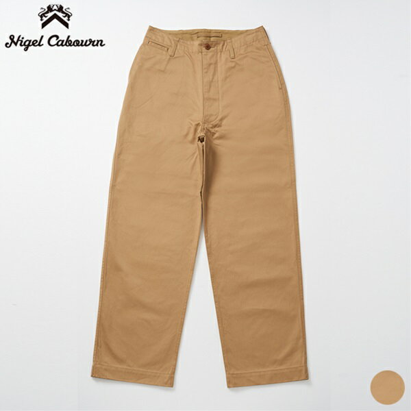 NIGEL CABOURN ナイジェル ケーボン ニューベーシック チノ パンツ 80460050020 80470050020  NEW BASIC CHINO PANT ボトム トラウザーズ メンズ ユニセックス シンプル カジュアル テーパード ボタンフライ  /hfd