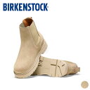 ビルケンシュトック Birkenstock レディース サイドゴア ハーフ ブーツ ハイウッド スリップオン 1025737 Highwood SlipOn W LEVE Taupe トープ スエード レザー ナロー コルク シンプル きれいめ 