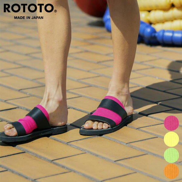 rototo 靴下 メンズ ロトト ROTOTO フットバンド ネオン R1414 FOOT BAND NEON サンダルソックス 靴下 フット カバー ルームソックス メンズ レディース ユニセックス シンプル 靴擦れ対策 レッグウェア ネオンカラー 日本製 ピンク グリーン イエロー [ 2024 SS 春 夏 ]