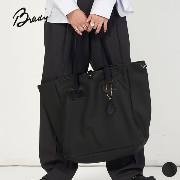 ブレディ BRADY スモール キャリーオール レザー SMALL CARRYALL leather バッグ 鞄 トート ビジネス レディース メンズ ユニセックス 上品 牛革 レザー 大容量 コットン イギリス ブラック OS 2024 SS 春 夏 秋 冬