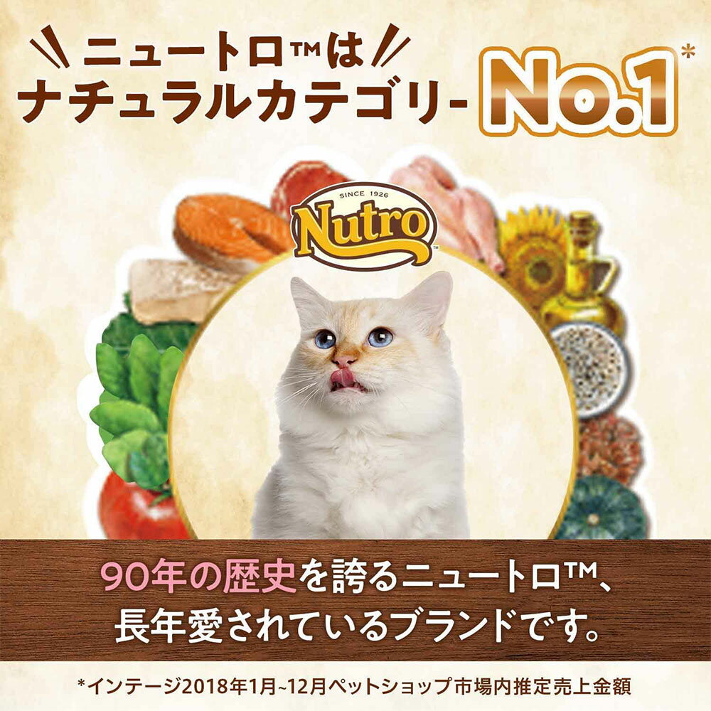 ニュートロ ナチュラルチョイス キャット 室内猫用 アダルト チキン 500g 成猫用 全猫種用 キャットフード ドライフード 正規品 3