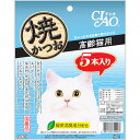 商品情報 対象 猫 原材料 宗田鰹、魚介類エキス、コラーゲンペプチド、増粘剤（加工でん粉）、増粘多糖類、ビタミンE、緑茶エキス 成分 粗たん白質23.0%以上、粗脂肪2.6%以上、粗繊維0.1%以下、粗灰分1.5%以下、水分73.0%以下 エネルギー 約20kcal/本 内容量 5本 原産地 日本 メーカー いなばペットフード株式会社／CIAO 焼かつお JANコード 4901133749407 注意事項 ・お使い残りの出た場合は、他の容器に移し替えて冷蔵庫に入れ早めにお与えください。 ・袋の誤飲にご注意ください。 キーワード 国産品 おやつ スティック 緑茶消臭成分配合全猫種用 子猫用 成猫用 シニア猫用 高齢猫用 老猫用 CIAOちゅ〜る CIAOちゅ〜る チャオちゅ〜る チャオちゅ〜る 猫用食品 猫用おやつ 猫おやつ 猫用ふりかけ ごほうび ご褒美 しつけ 猫スナック 液体 液体スナック 液体おやつ ちょっと小さめ食べきりサイズ 食塩無添加 高齢猫用 シニア猫用 老猫用 猫種一覧 アジアン アジアンセミロングヘア アビシニアン アメリカンカール アメリカンショートヘア アメリカンボブテイル アメリカンワイヤーヘア アラビアンマウ ウクラニアン・レフコイ エーゲ・キャット エキゾチックショートヘア エジプシャンマウ オーストラリアンミスト オシキャット オホースアズーレス オリエンタル・バイカラー オリエンタルショートヘア オリエンタルロングヘア カオマニー カラーポイントショートヘアー カリフォルニア・スパングルド キムリック クリリアンボブテイル コーニッシュレックス コラット サイベリアン サバンナ ジャパニーズボブテイル シャム シャルトリュー シンガプーラ スコティッシュフォールド スノーシュー スフィンクス セルカークレックス セレンゲティ ソコケ ソマリ ターキッシュアンゴラ ターキッシュバン タイ チャウシー デボンレックス トイガー トンキニーズ ネベロング ノルウェージャンフォレストキャット ハイランダー バーマン バーミーズ バーミラ ハバナ バリニーズ ピクシーボブ ピーターボールド ヒマラヤン ブリティッシュショートヘア ブリティッシュロングヘア ペルシャ ベンガル ボンベイ マンクス マンチカン メインクーン ヨーロピアンバーミーズ ラガマフィン ラグドール ラパーマ ロシアンブルー ロシアンホワイト ポリダクティル・キャット バンビーノ ブラジリアン・ショートヘア 三毛猫 チートー ドメスティック・ショートヘア ドンスコイ ドラゴン・リー ヨーロピアンショートヘア ジャーマンレックス ジャバニーズ メコンボブテイル ミンスキン ナポレオン ヨークチョコレートいなば CIAO チャオ 焼かつお 高齢猫用(5本入) 歯の弱った高齢猫のために作った、水分を多めに仕上げた柔らい焼かつおです。 食べきりサイズの小さめタイプ（1本タイプより小さなサイズです。 食べ切りやすい小さめサイズです。