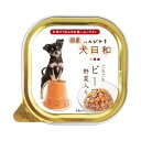 犬日和 トレイフード・ごろごろビーフ野菜入り100g ドッグフード わんわん 犬日和 パウチ ウェットフード 正規品