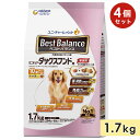【4個セット】ベストバランス ミニチュアダックスフンド用 1.7kg 成犬用 10歳以上用 ふっくら仕立て ドッグフード ソフトドライフード 犬用総合栄養食 シ...