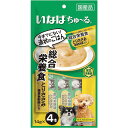 いなば ちゅ〜る 総合栄養食 とりささみ 緑黄色野菜入り 4本入り 犬用おやつ 犬おやつ 犬用ふりかけ ドッグフード いなばペットフーズ 正規品