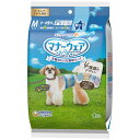 マナーウェア 男の子用 Mサイズ 4種のデザインパック 4枚入り 小型犬用 中型犬用 犬用オムツ マナーベルト トイレ用品 紙おむつ お試しセット ユニ・チャー...