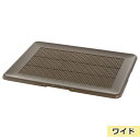 【10個セット】犬 トイレトレー お掃除簡単フラットトレー ワイドサイズ ダークブラウン 超薄型 犬用トイレトレー トイレ用品 しつけ いたずら防止 ひっかき防...