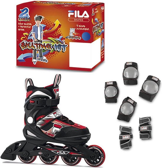 [フィラ スケート] FILA SKATES インラインスケート 子ども用 J-ONE プロテクター3点セット【国内正規代理店品】★沖縄離島配送不可★