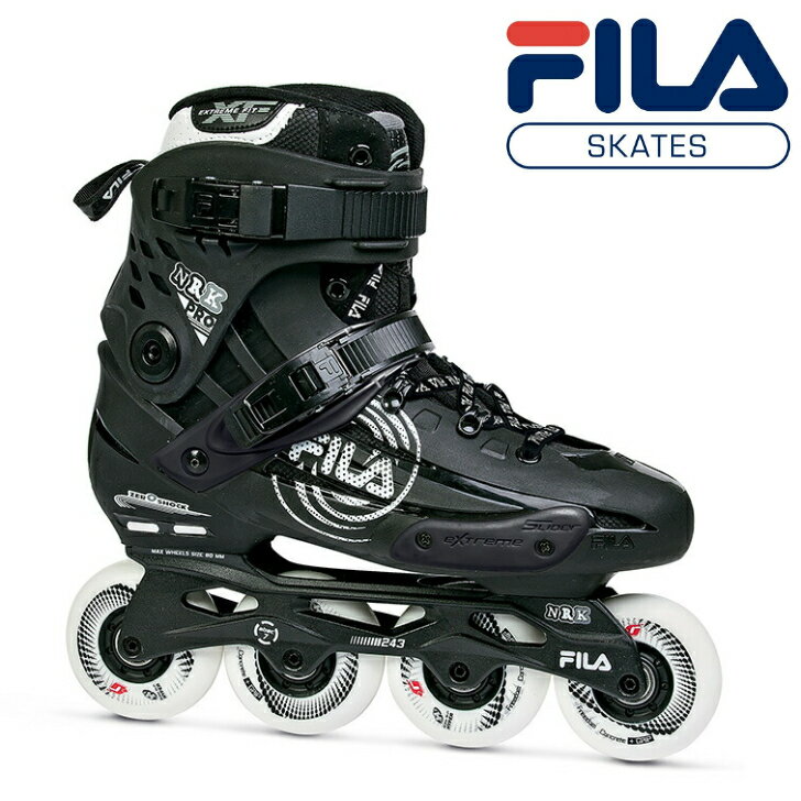 [フィラ スケート] FILA SKATES インラインスケート 最上位モデル NRK PRO BLACK【国内正規代理店品】