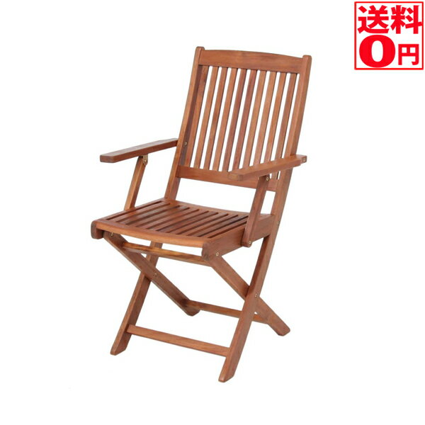 【送料無料】2点セット フォールディングチェア　（肘付）　＃GC92JP　81059【ガーデニング】