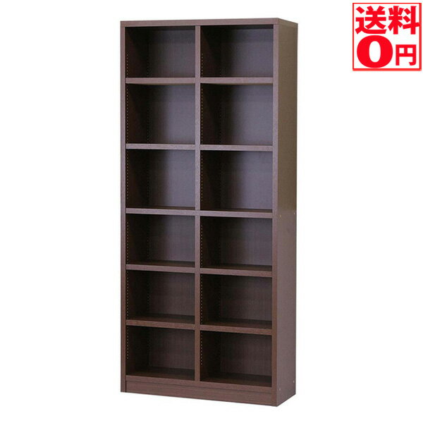 【メーカ—在庫よりお届けいたします、 メーカーに在庫がない場合はお届けまでお時間を頂く場合がございます】【北海道/沖縄は配送不可です】 商品名：強化棚シェルフ　80-180 商品No.：40228 JAN：4954877402282 サイズ：W79×D29×H180cm 重量：約29kg 梱包サイズ：186.5×62.5×9.5cm 梱包重量：約31kg 材質：プリント紙化粧繊維板 生産国：日本 内寸：可動棚5枚付上部（2ヶ所）約W36×D27.5×H87cm（1.5cmピッチ47ヶ所移動）下部（2ヶ所）約W36×D27.5×H78.5cm（1.5cmピッチ45ヶ所移動）天厚約3cm、側板・固定棚・可動棚厚み約2.5cm ポイント： 可動棚は1.5cmピッチなので、位置の微調整ができます。 奥行が広く、A4ファイルも楽々収納できます。特殊な作りで棚を強化していますので、コミック本はもちろん、重い辞書などの収納にも適しています。【送料無料】 強化棚シェルフ　80-180　幅79cm　ダークブラウン 送料無料　「こちらの商品は送料0円です」【北海道/沖縄は配送不可です】 ★強化棚シェルフ★ 奥行が広く、A4ファイルも楽々収納できます。特殊な作りで棚を強化していますので、コミック本はもちろん、重い辞書などの収納にも適しています。 商品の詳細 商品No. 40228 サイズ 幅79×奥行29×高さ180(cm) 材　質 プリント紙化粧繊維板 原産地 日本