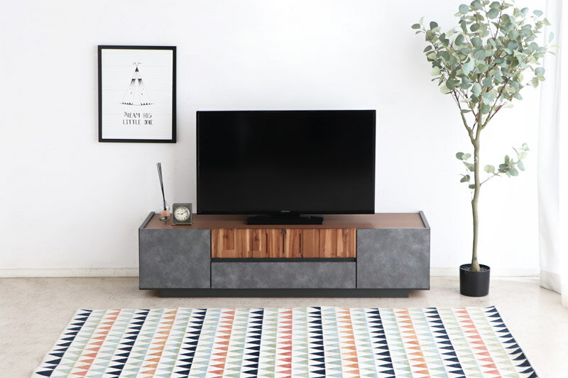 Rakuten - ★【送料無料】 完成品 国産 クリート CRE 140 TVボード テレビボード 幅140 【時間指定不可】