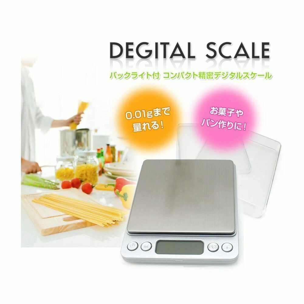 0.01gから500gまで　図れるデジタルスケール　電子計量器【ポイント消化】