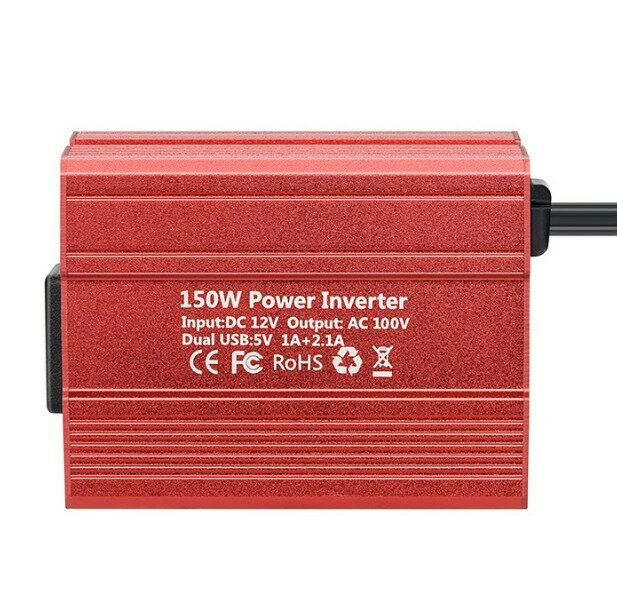 �ڥΡ���PC�����б��ۡ�12V���ѡۡھ����� ��������С����� 150W �����������å� �ֺܽ��Ŵ� USB 2�ݡ��� AC���󥻥�� 1�� DC12V��AC110V���Ѵ� YP-CI110