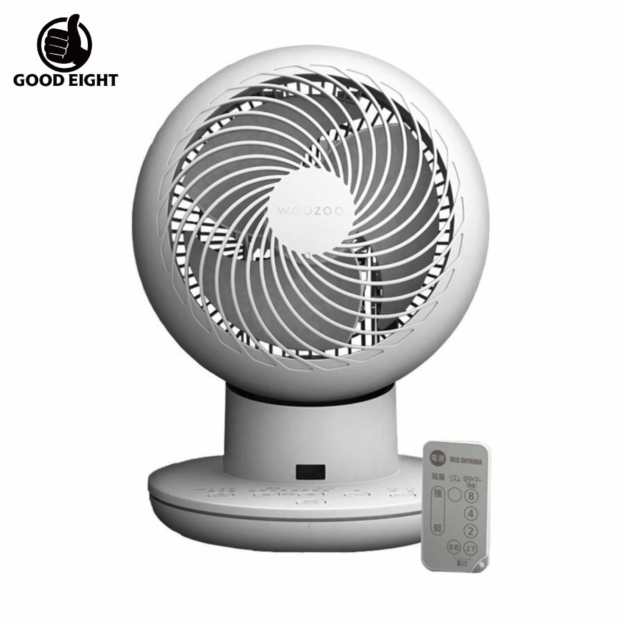 【DCモーター搭載】アイリスオーヤマ 強力コンパクト サーキュレーター WOOZOO PCF-SDS15TC-W DCモータ..