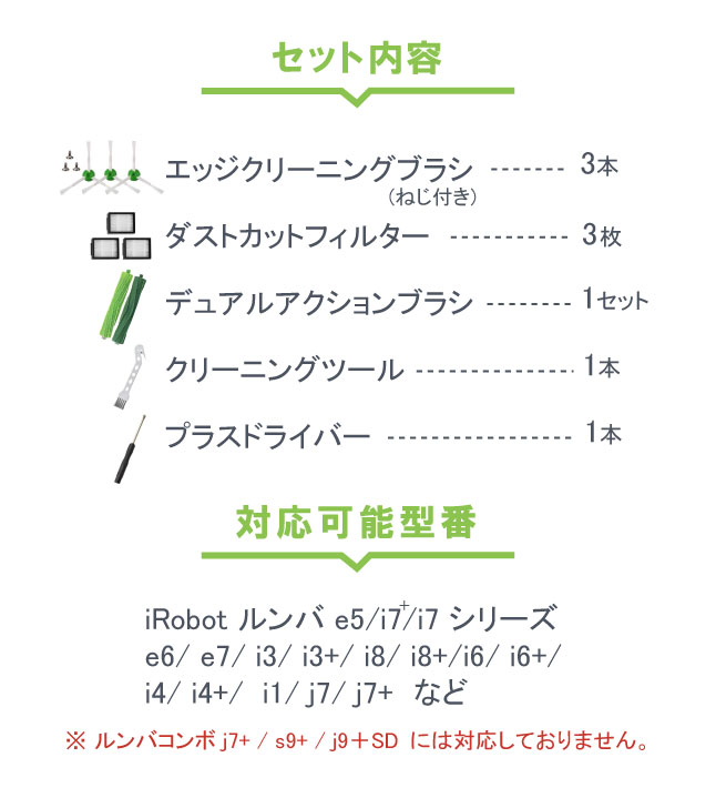 【10点】ルンバ メンテナンスセット j9 j9+ j7 j7+ i7 i7+ i5 i5+ i3 i3+ e5 e6 ir...