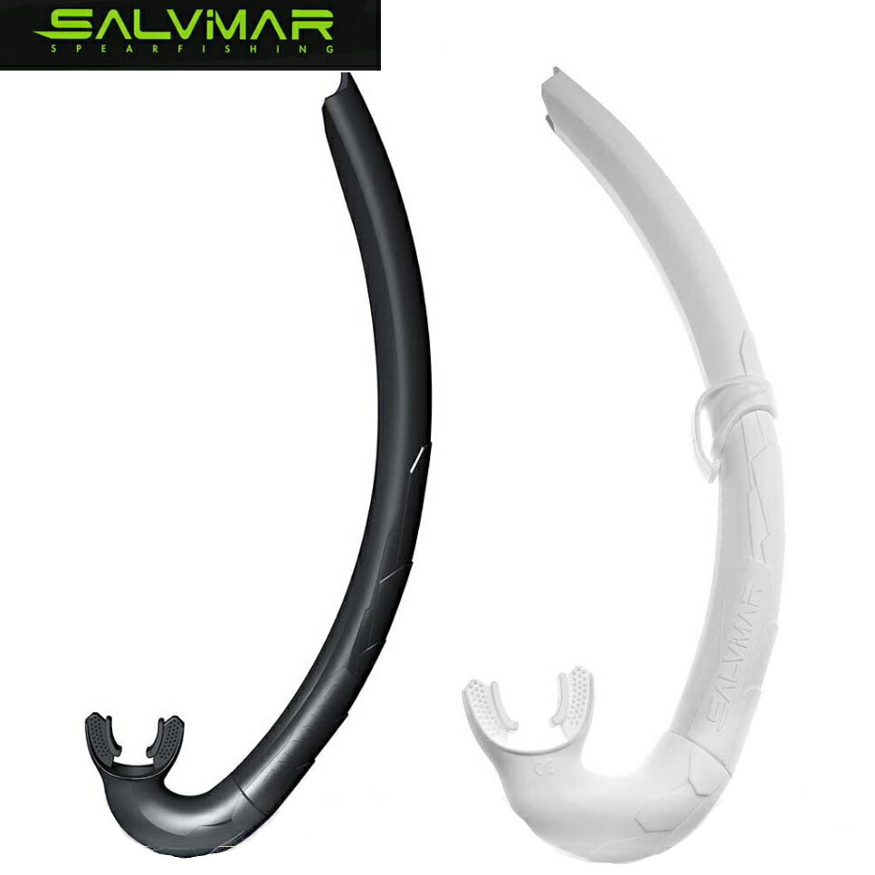 Salvimar Bite Air サルビマー スノーケル シュノーケル 白 黒 フリーサイズ ダイビング スピアーフィッシング 魚突き 水中メガネ 大人用 男女兼用