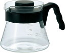 ハリオ V60 コーヒーサーバー 450VCS-01B〇電子レンジ用 珈琲ポット サーバ 電子レンジ対応 日本製 耐熱ガラス コーヒーポット 目盛り付き 電子レ...