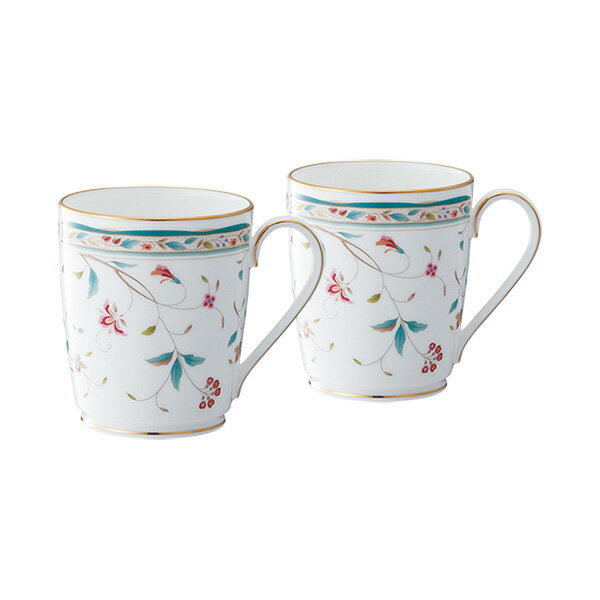 Noritake（ノリタケ） 花更紗 マグカップペア4409L/P97280