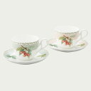 ノリタケ カップ&ソーサーオーチャードガーデン カップ&ソーサーペア(色変り)4911-12L/P97887 Noritake 食器