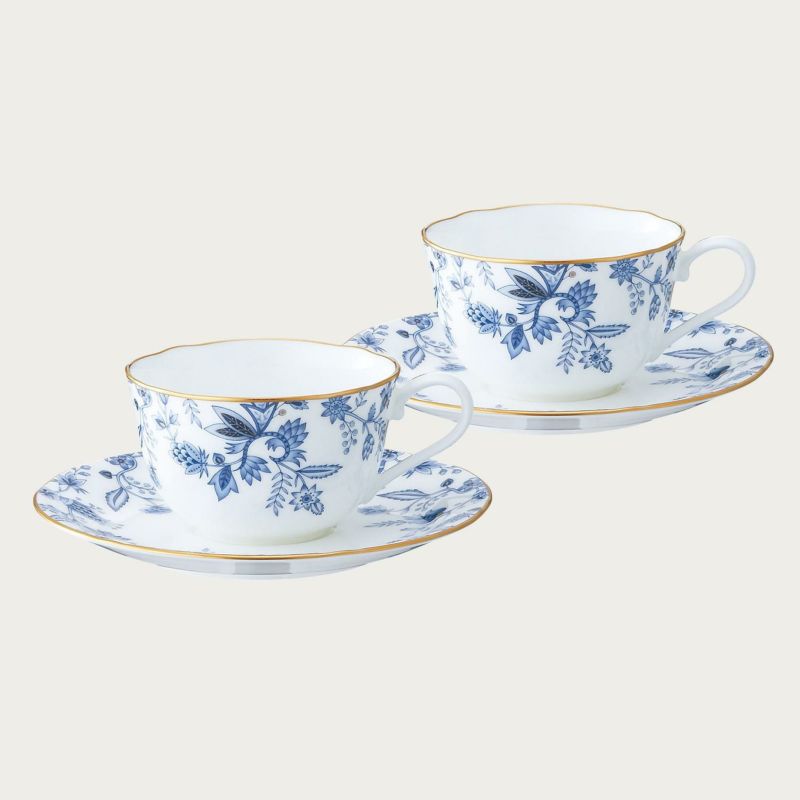 Noritake（ノリタケ）ブルーソレンティーノ カップ＆ソーサーペア4562L/P59387A