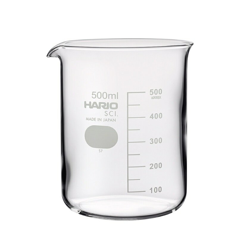 【エントリーでポイント5倍】ハリオ　ビーカー 500mlBK-500〇HARIO