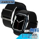 コンパチブル Apple Watch バンド Apple Watch 10 42mm/Apple Watch 9/8/7/6/5/4/SE 41mm, 40mm 対応 ファブリック ソロループ 一体型 軽量 速乾 スポーツバンド 柔軟 バンド調整可 腕時計 時計バンド ライトフィット AMP02290 (ブラック)(2)
