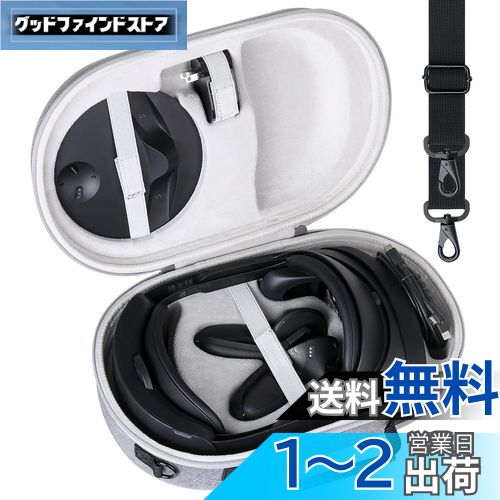 【Aenllosi 専用収納ケース】互換品 Meta Quest 3/Quest Pro VRヘッドセット スーツケース 傷や衝撃に強い アッシュホワイト(ケースのみ) 【Aenllosi 専用収納ケース】互換品 Meta Quest 3/Quest Pro VRヘッドセット スーツケース 傷や衝撃に強い アッシュホワイト(ケースのみ)