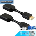 Sound Wave 【 HDMI 延長ケーブル 0.15M 2本 】 短い TV Stick延長 4K 3D HDMI2.0 オスーメス 15cm Fire TV Stick/Roku Stick/Switch対応 + F.Wave オリジナル レザー調 MicroFiber お手入れクロス (10×10cm) HDMI MF15(2本)