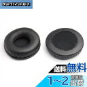 【送料無料】イヤーパッド 85mm直径 【2個入り】 ヘッドホン 交換用 イヤークッション 黒い PCduoduo (85mm)