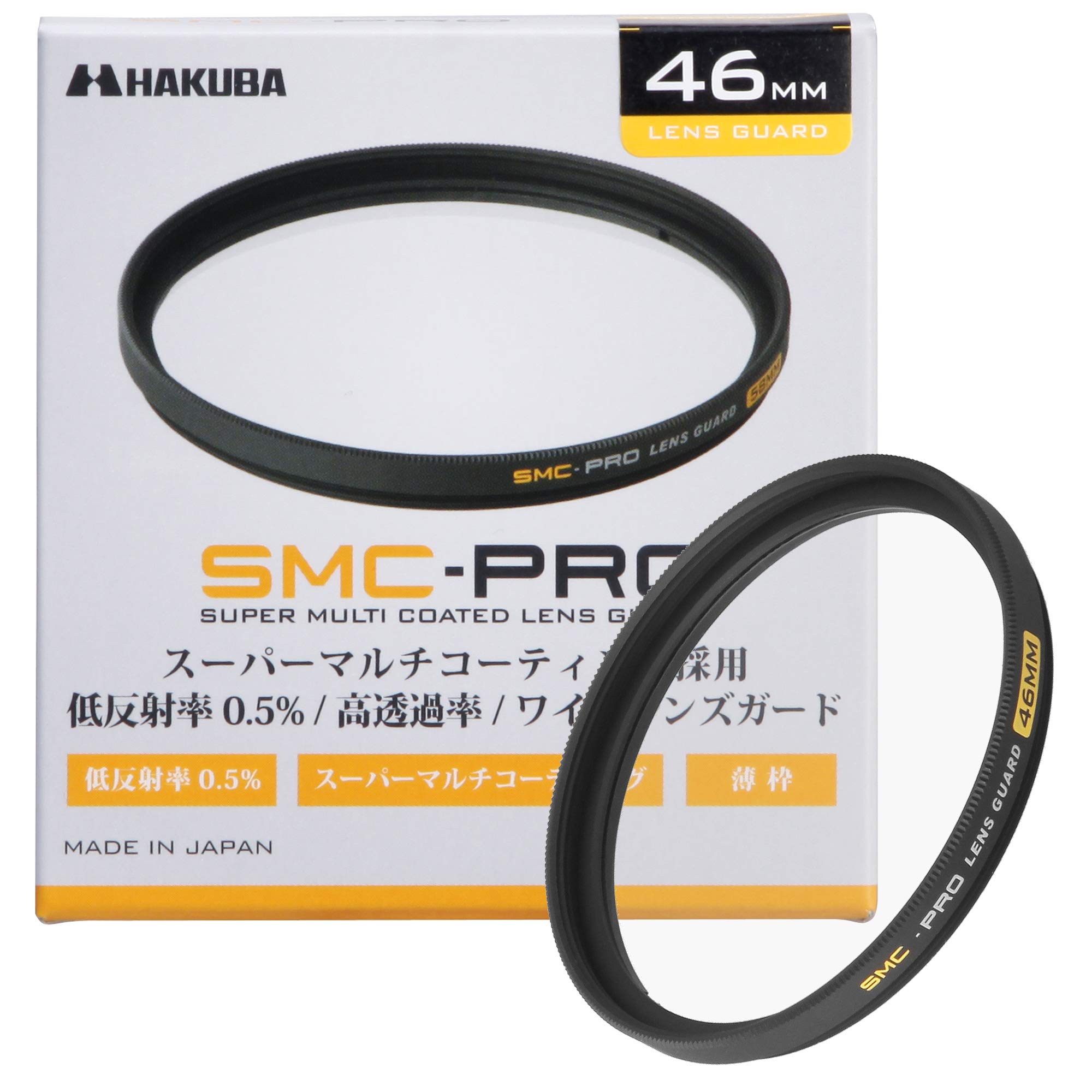 ϥ HAKUBA 46mm 󥺥ե륿 ݸ SMC-PRO 󥺥 ƩΨ   CF-SMCPRLG46