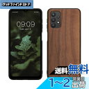 kwmobile スマホケース Samsung Galaxy A32 5G対応 ケース - 木製 携帯ケース TPUバンパー - ナチュラル ウッド スタイル