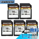 Gigastone SDカード 16GB 5枚セット, 高速 フルHD ビデオ SDHC メモリーカード 16GB 5-Pack, Full HD デジタルカメ...