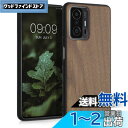 kwmobile スマホケース Xiaomi 11T / 11T Pro対応 ケース - 木製 携帯ケース TPUバンパー - ナチュラル ウッド スタイル