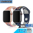 QLTYPRI コンパチブル Apple Watch バンド アップルウォッチ バンド 30mm 40mm 42mm 44mm シリコン製 ベルド ソフト 虹 ...