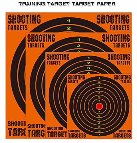 Ansimple ターゲットペーパー シューティングターゲット10枚セット 射撃用紙 目標紙 弓矢用 練習用 的 射的 シューティング トレーニング 標的 厚紙 (12インチ)